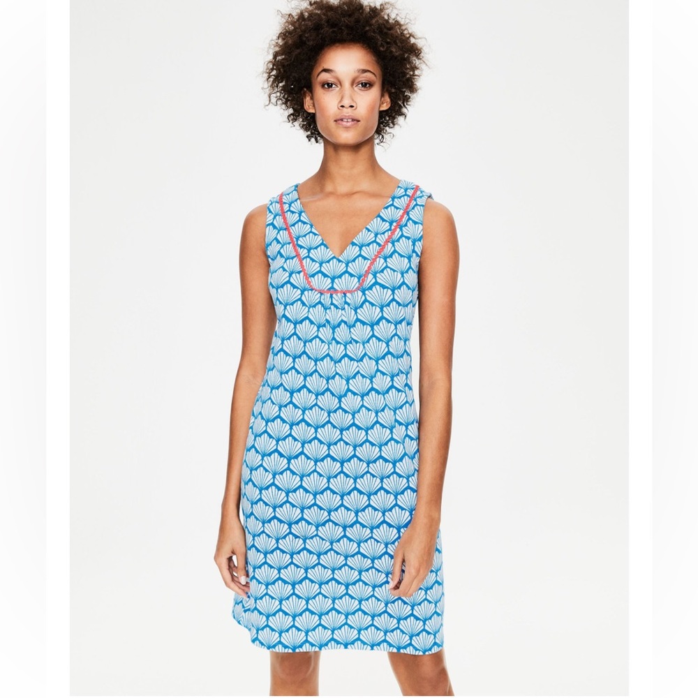 Boden Shell Print Tarifa Dress
